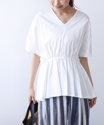 Jines | 前後2wayドロストトップス(Tシャツ/カットソー)