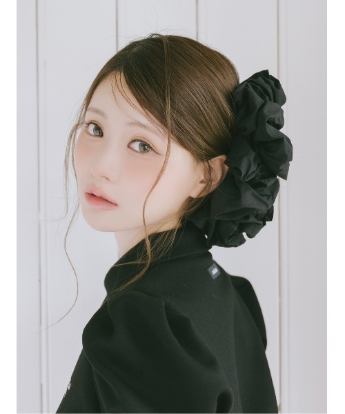 AmeliaMoi（アメリアモワ）の「2wayリボンフリルブラウス（シュシュ付き）（シャツ/ブラウス・レディース・ブラック/ホワイト/ドット・FREE）」の17枚目の写真