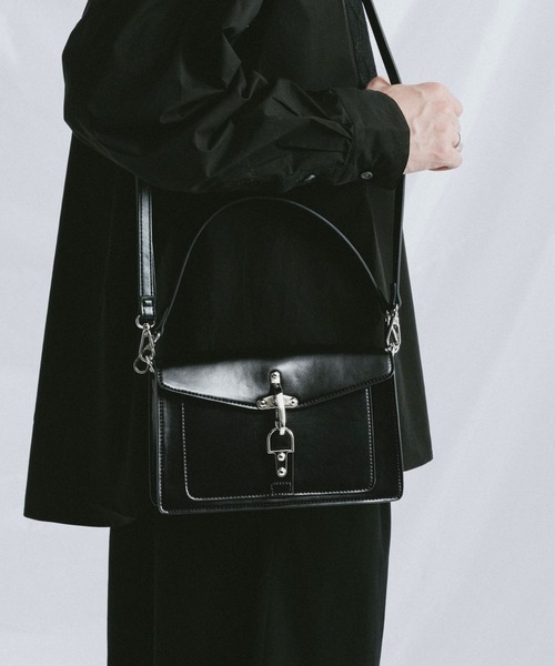BLAYMORE(ブレイモア)の「【BLAYMORE】Fireman Shoulder Bag / 3way仕様(ハンドバッグ・メンズ・ブラック・FREE)」の4枚目の写真
