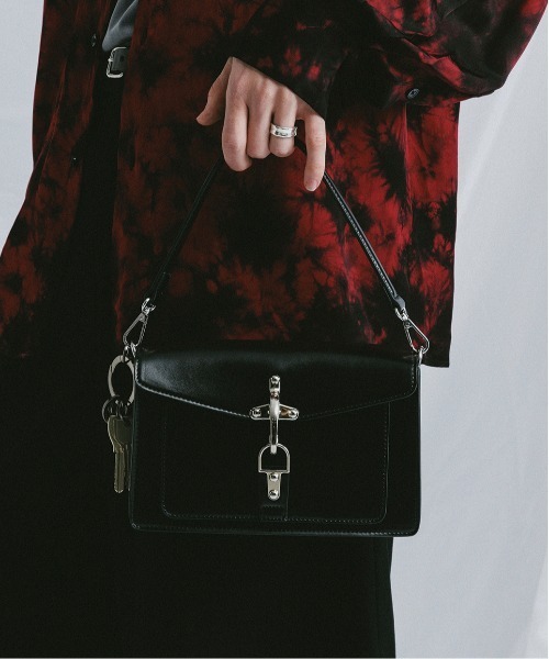 BLAYMORE(ブレイモア)の「【BLAYMORE】Fireman Shoulder Bag / 3way仕様(ハンドバッグ・メンズ・ブラック・FREE)」の6枚目の写真