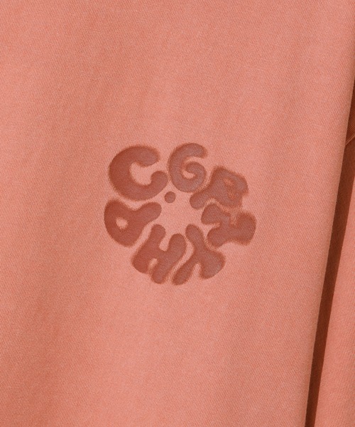 codegraphy(コードグラフィー)の「Round C.GRAPHY Pigment Big Overfit Short Sleeve T-shirt CBFUUTS025(Tシャツ/カットソー・メンズ・チャコール/グレイッシュブルー/コーラル・L/M/XL)」の11枚目の写真