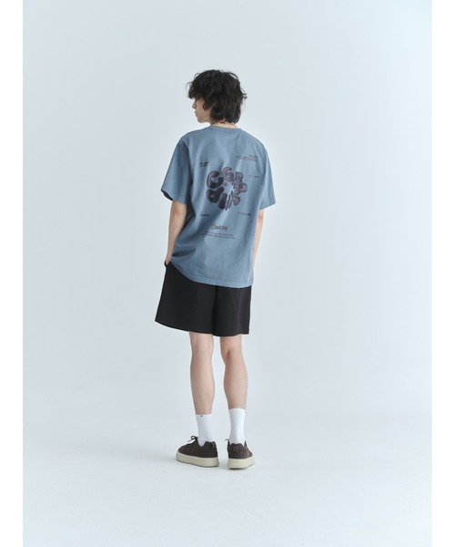 codegraphy(コードグラフィー)の「Round C.GRAPHY Pigment Big Overfit Short Sleeve T-shirt CBFUUTS025(Tシャツ/カットソー・メンズ・チャコール/グレイッシュブルー/コーラル・L/M/XL)」の13枚目の写真