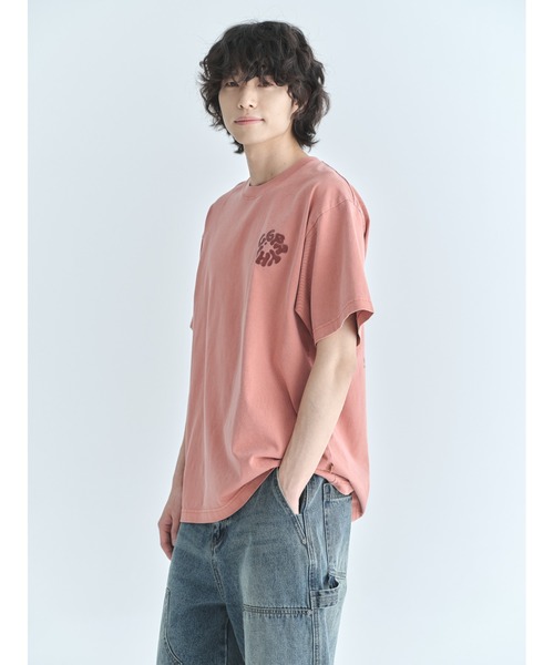 codegraphy(コードグラフィー)の「Round C.GRAPHY Pigment Big Overfit Short Sleeve T-shirt CBFUUTS025(Tシャツ/カットソー・メンズ・チャコール/グレイッシュブルー/コーラル・L/M/XL)」の18枚目の写真
