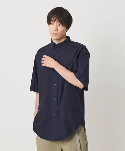 NICE WEATHER(ナイスウェザー)の「<NICE WEATHER>ボタンダウン ショートスリーブシャツ(シャツ/ブラウス・メンズ・ネイビー/ライトブルー・M/L/S)」の11枚目の写真