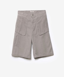 SULFUR DYED CHINO CLOTH BAGGY SHORTS