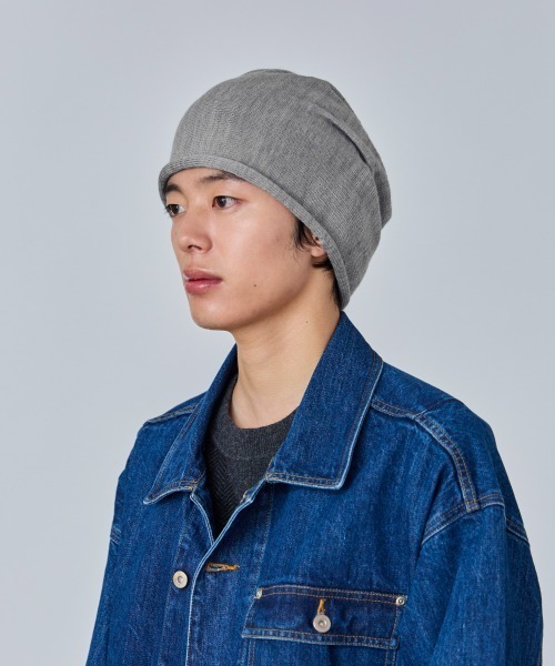 OVERRIDE(オーバーライド)の「OVERRIDE WASHABLE MERINO BEANIE / オーバーライド(ニットキャップ/ビーニー・メンズ・ライトブラウン/ブラック/ライトブルー/グレー/ライトパープル・57~59cm)」の11枚目の写真