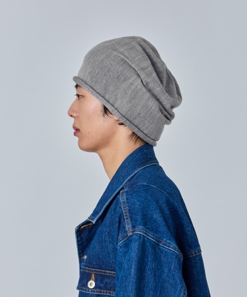 OVERRIDE(オーバーライド)の「OVERRIDE WASHABLE MERINO BEANIE / オーバーライド(ニットキャップ/ビーニー・メンズ・ライトブラウン/ブラック/ライトブルー/グレー/ライトパープル・57~59cm)」の12枚目の写真