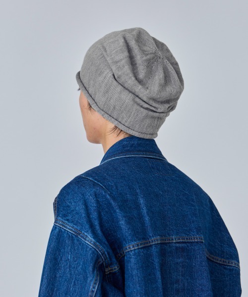 OVERRIDE(オーバーライド)の「OVERRIDE WASHABLE MERINO BEANIE / オーバーライド(ニットキャップ/ビーニー・メンズ・ライトブラウン/ブラック/ライトブルー/グレー/ライトパープル・57~59cm)」の13枚目の写真
