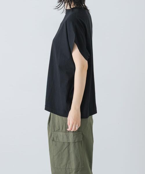 かぐれ(カグレ)の「フレンチスリーブカットソー(Tシャツ/カットソー・レディース・オフホワイト/ブラウン/ブラック・FREE)」の15枚目の写真