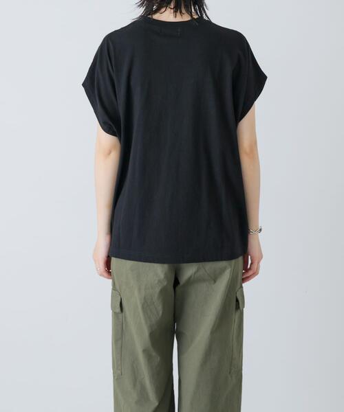 かぐれ(カグレ)の「フレンチスリーブカットソー(Tシャツ/カットソー・レディース・オフホワイト/ブラウン/ブラック・FREE)」の16枚目の写真