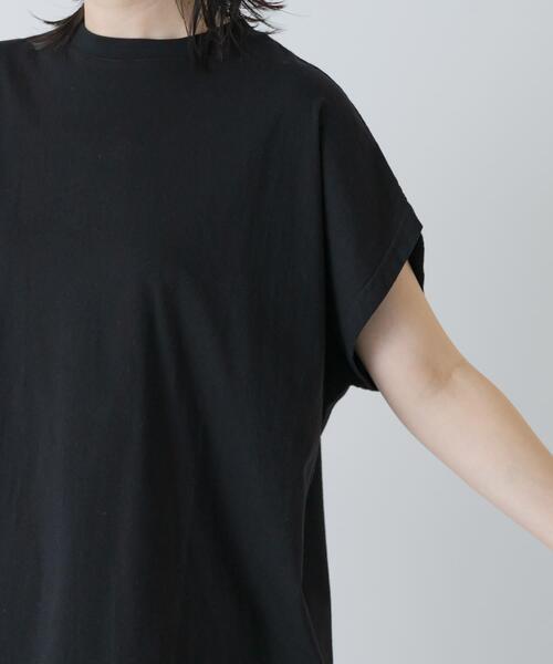 かぐれ(カグレ)の「フレンチスリーブカットソー(Tシャツ/カットソー・レディース・オフホワイト/ブラウン/ブラック・FREE)」の17枚目の写真