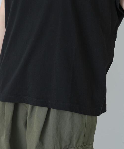 かぐれ(カグレ)の「フレンチスリーブカットソー(Tシャツ/カットソー・レディース・オフホワイト/ブラウン/ブラック・FREE)」の4枚目の写真