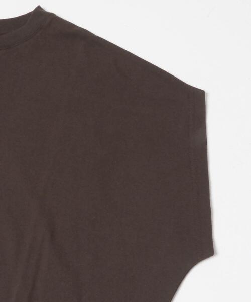 かぐれ(カグレ)の「フレンチスリーブカットソー(Tシャツ/カットソー・レディース・オフホワイト/ブラウン/ブラック・FREE)」の12枚目の写真