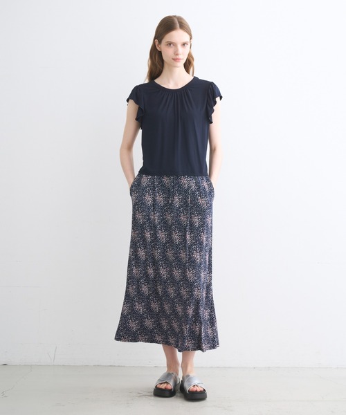 three dots(スリードッツ)の「トラベルラインロングスカート(スカート・レディース・マルチ・X-SMALL/SMALL/MEDIUM)」の9枚目の写真