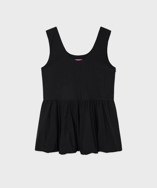 SINOON（シヌーン）の「Balloon Mini Dress (Black)（ワンピース・レディース・ブラック・FREE）」の4枚目の写真