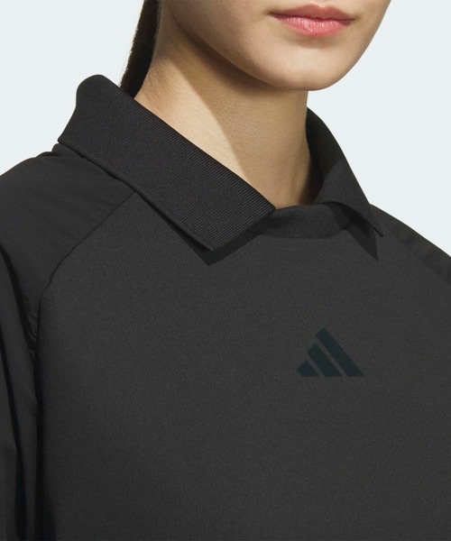 adidas(アディダス)の「スウェットシャツ 長袖【adidas Golf/アディダスゴルフ】(スウェット・レディース・ブラック・MEDIUM/XX-LARGE/LARGE/SMALL/X-LARGE/X-SMALL)」の4枚目の写真
