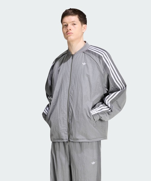 adidas(アディダス)の「ADILENIUM シーズン 5 トラックトップ / ジャージ / トラックジャケット / アディダスオリジナルス adidas Originals(ジャージ・メンズ・グレー・XX-LARGE/3XL/LARGE/MEDIUM/SMALL/X-LARGE/X-SMALL)」の1枚目の写真