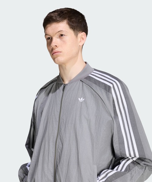 adidas(アディダス)の「ADILENIUM シーズン 5 トラックトップ / ジャージ / トラックジャケット / アディダスオリジナルス adidas Originals(ジャージ・メンズ・グレー・XX-LARGE/3XL/LARGE/MEDIUM/SMALL/X-LARGE/X-SMALL)」の5枚目の写真