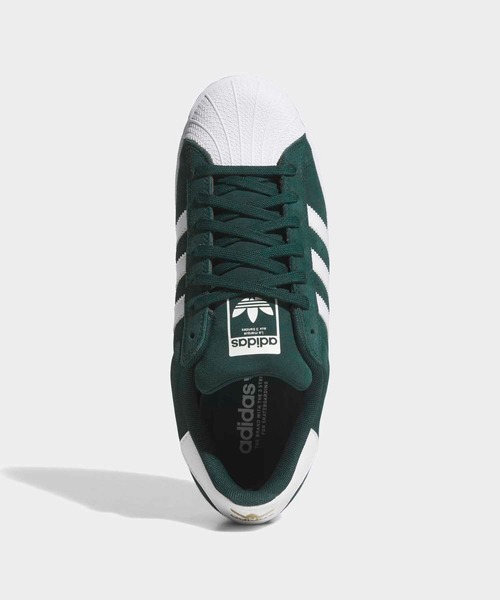 adidas(アディダス)の「スーパースター ADV / SUPERSTAR ADV / アディダスオリジナルス adidas Originals(スニーカー・メンズ・グリーン・27.5cm/29.0cm/28.0cm/28.5cm/27.0cm/26.0cm/25.0cm/24.5cm/25.5cm/26.5cm/22.0cm/23.0cm/22.5cm/24.0cm/23.5cm)」の2枚目の写真