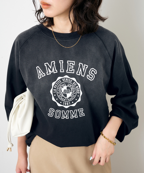 SCREEN STARS(スクリーンスターズ)の「SCREEN STARS SLOBE別注 LOGOカットソー(Tシャツ/カットソー・レディース・ブラウン/ピンク/ブラック・FREE)」の2枚目の写真