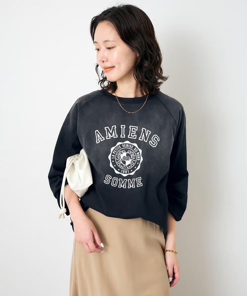 SCREEN STARS(スクリーンスターズ)の「SCREEN STARS SLOBE別注 LOGOカットソー(Tシャツ/カットソー・レディース・ブラウン/ピンク/ブラック・FREE)」の7枚目の写真