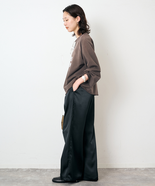 SCREEN STARS(スクリーンスターズ)の「SCREEN STARS SLOBE別注 LOGOカットソー(Tシャツ/カットソー・レディース・ブラウン/ピンク/ブラック・FREE)」の17枚目の写真