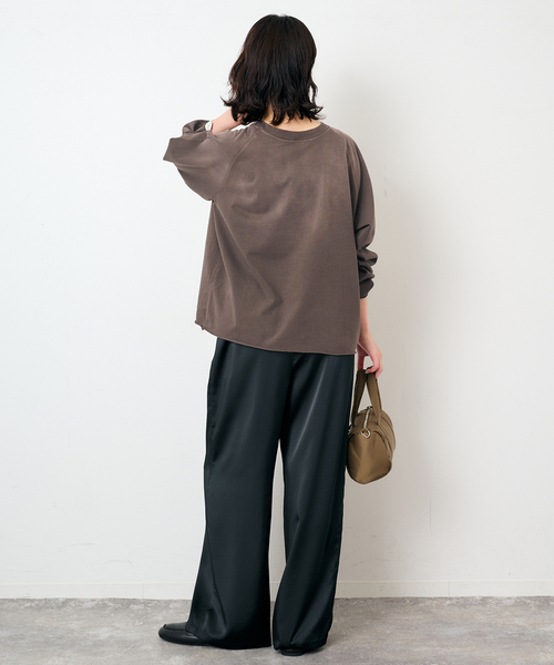 SCREEN STARS(スクリーンスターズ)の「SCREEN STARS SLOBE別注 LOGOカットソー(Tシャツ/カットソー・レディース・ブラウン/ピンク/ブラック・FREE)」の19枚目の写真