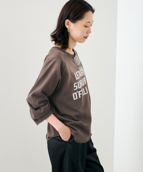 SCREEN STARS(スクリーンスターズ)の「SCREEN STARS SLOBE別注 LOGOカットソー(Tシャツ/カットソー・レディース・ブラウン/ピンク/ブラック・FREE)」の21枚目の写真