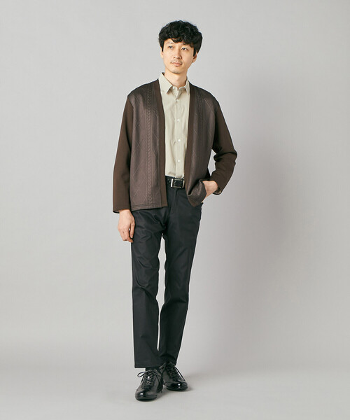 COMME CA MEN(コムサメン)の「ダイヤ柄コンビ ハッピカーディガン(カーディガン/ボレロ・メンズ・ブラック/ベージュ/ブラウン・M/L)」の21枚目の写真