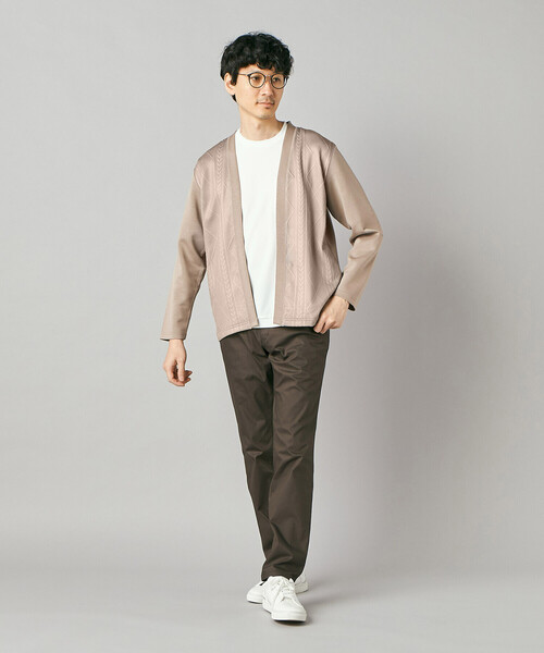 COMME CA MEN(コムサメン)の「ダイヤ柄コンビ ハッピカーディガン(カーディガン/ボレロ・メンズ・ブラック/ベージュ/ブラウン・M/L)」の16枚目の写真