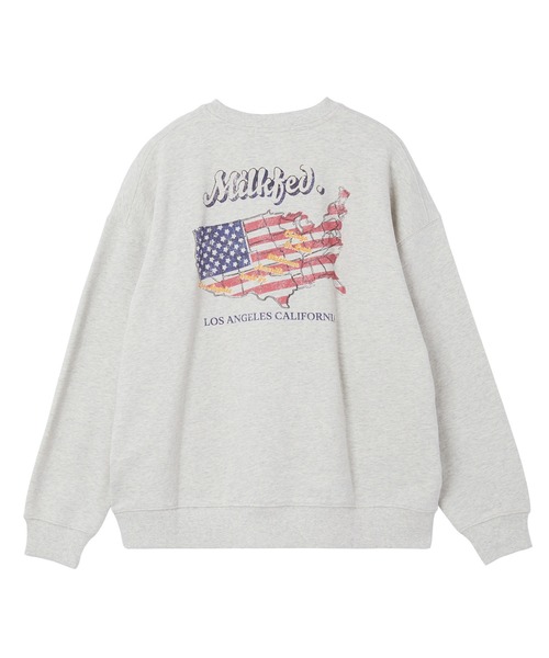 MILKFED.(ミルクフェド)の「AMERICAN FLAG SWEAT TOP(スウェット・レディース・ネイビー/レッド/オートミール・M/L)」の15枚目の写真