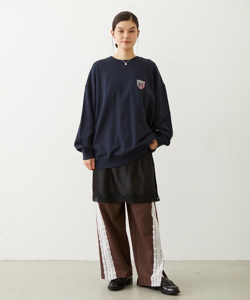 MILKFED.(ミルクフェド)の「AMERICAN FLAG SWEAT TOP(スウェット・レディース・ネイビー/レッド/オートミール・M/L)」の18枚目の写真