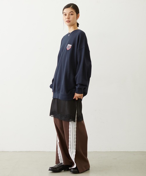 MILKFED.(ミルクフェド)の「AMERICAN FLAG SWEAT TOP(スウェット・レディース・ネイビー/レッド/オートミール・M/L)」の20枚目の写真