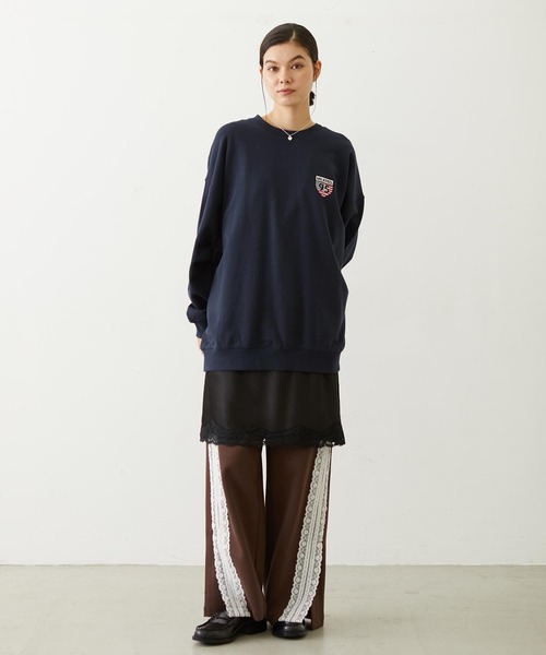 MILKFED.(ミルクフェド)の「AMERICAN FLAG SWEAT TOP(スウェット・レディース・ネイビー/レッド/オートミール・M/L)」の21枚目の写真