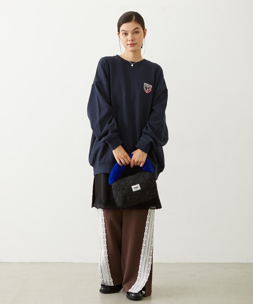 MILKFED.(ミルクフェド)の「AMERICAN FLAG SWEAT TOP(スウェット・レディース・ネイビー/レッド/オートミール・M/L)」の13枚目の写真