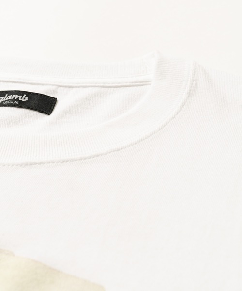glamb(グラム)の「Good Luck Card Cutsew / グッドラックカードカットソー(Tシャツ/カットソー・メンズ・チャコール/ホワイト/グリーン・M/S/L)」の7枚目の写真