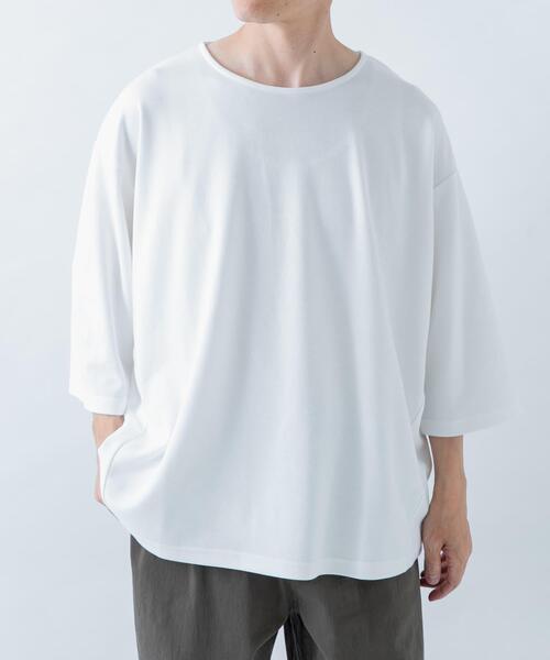 ITEMS URBANRESEARCH(アイテムズ アーバンリサーチ)の「TCポンチ7分袖カットソー(Tシャツ/カットソー・メンズ・ブラック/ピンク系その他/ダークブラウン/ホワイト・MEDIUM/LARGE)」の9枚目の写真