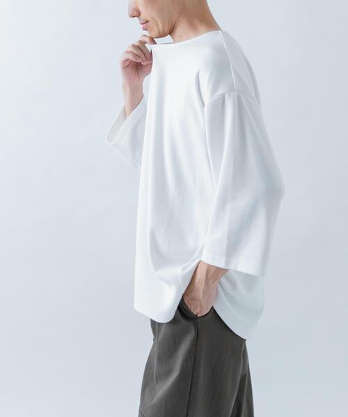ITEMS URBANRESEARCH(アイテムズ アーバンリサーチ)の「TCポンチ7分袖カットソー(Tシャツ/カットソー・メンズ・ブラック/ピンク系その他/ダークブラウン/ホワイト・MEDIUM/LARGE)」の10枚目の写真