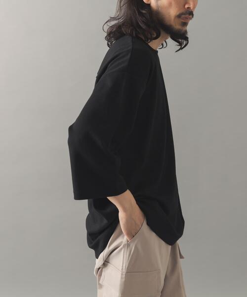 ITEMS URBANRESEARCH(アイテムズ アーバンリサーチ)の「TCポンチ7分袖カットソー(Tシャツ/カットソー・メンズ・ブラック/ピンク系その他/ダークブラウン/ホワイト・MEDIUM/LARGE)」の20枚目の写真