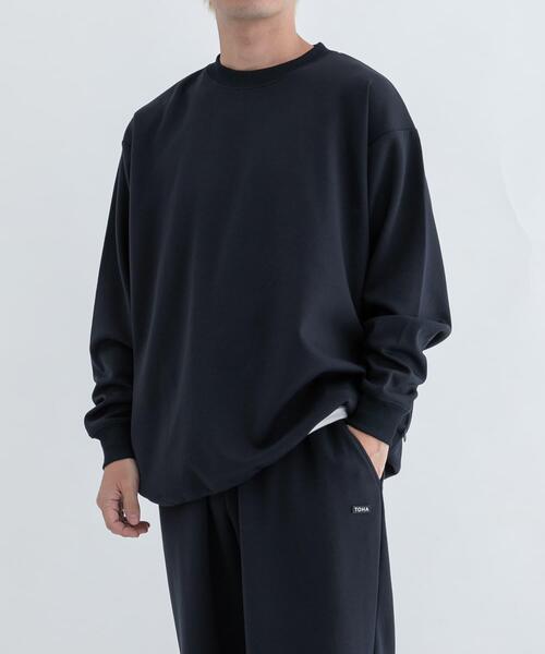 TOHA(トハ)の「リカバリーウェアカットソー長袖/ロングパンツ(ルームウェア/パジャマ・メンズ・チャコールグレー/ネイビー/ブラウン/アイボリー・SMALL/LARGE/X-LARGE/MEDIUM)」の12枚目の写真