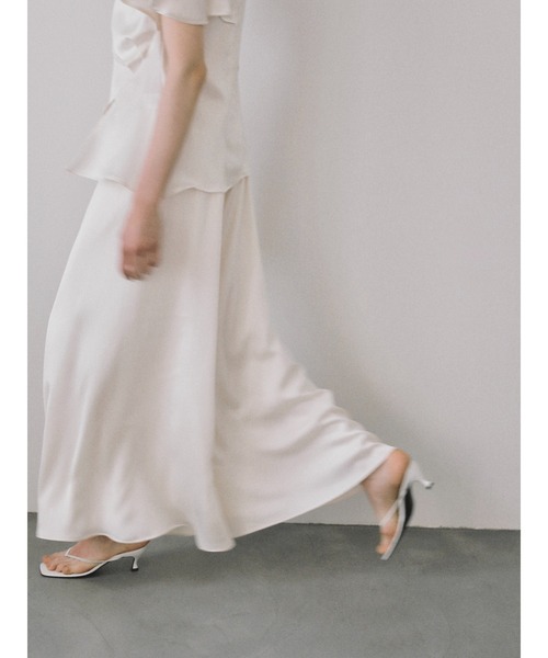 celon(セロン)の「pleated flare pants(その他パンツ・レディース・アイボリー/ブラック・FREE)」の8枚目の写真