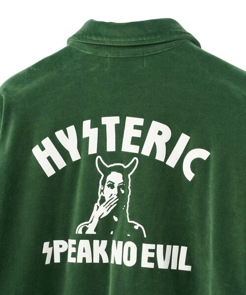 HYSTERIC GLAMOUR(ヒステリックグラマー)の「SPEAK NO EVIL ジャケット(その他アウター・メンズ・グリーン/レッド/ブラック・SMALL/LARGE/MEDIUM/X-LARGE)」の9枚目の写真