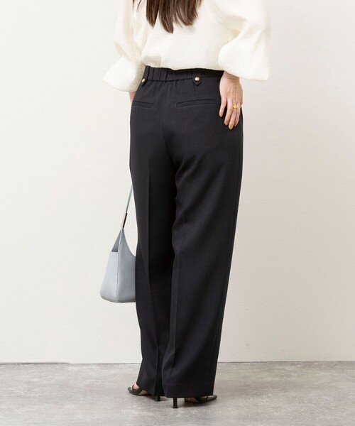 NOLLEY’S Sophi(ノーリーズソフィ)の「《セットアップ対応》シャークワイドパンツ(その他パンツ・レディース・ネイビー/チャコールグレー/オリーブ・34/38/36)」の8枚目の写真