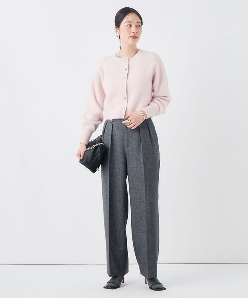 NOLLEY’S Sophi(ノーリーズソフィ)の「《セットアップ対応》シャークワイドパンツ(その他パンツ・レディース・ネイビー/チャコールグレー/オリーブ・34/38/36)」の20枚目の写真