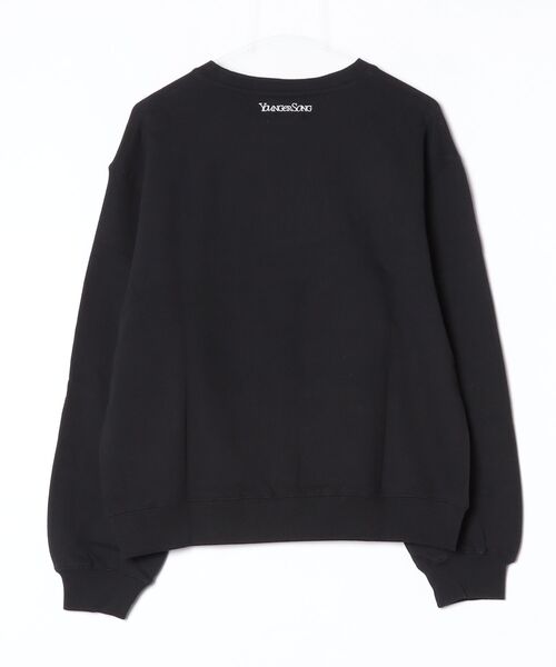 younger song（ヤンガーソング）の「Front butterfly logo sweat（スウェット・メンズ・パープル系/ネイビー系/ピンク系1/グレー系/ブラック系・MEDIUM/SMALL/LARGE）」の6枚目の写真