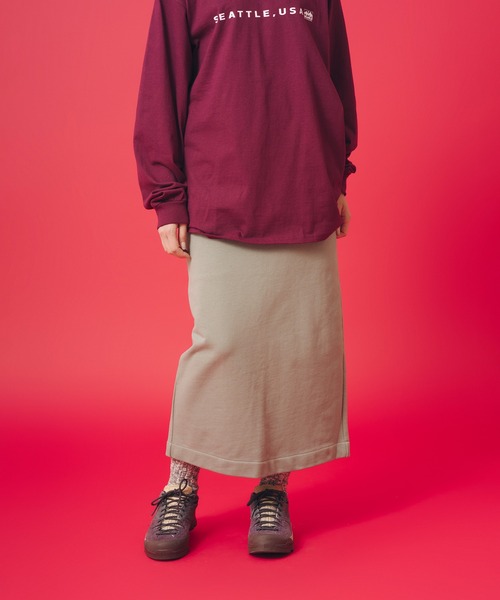 KAVU(カブー)の「KAVU/カブー Sweat Skirt/スウェットスカート(スカート・レディース・サンドグレー/ブラック・MEDIUM)」の12枚目の写真