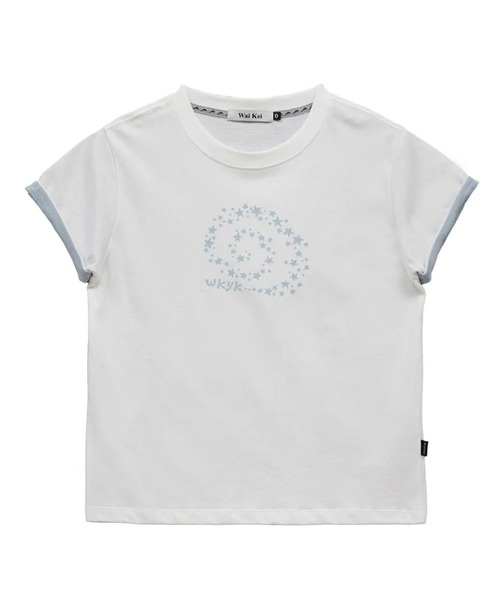 WaiKei(ワイケイ)の「【UNISEX】Wai Kei/スターレイヤードロールアップTシャツ(Tシャツ/カットソー・レディース・グレー/ブラック/ホワイト・MEDIUM/SMALL)」の9枚目の写真