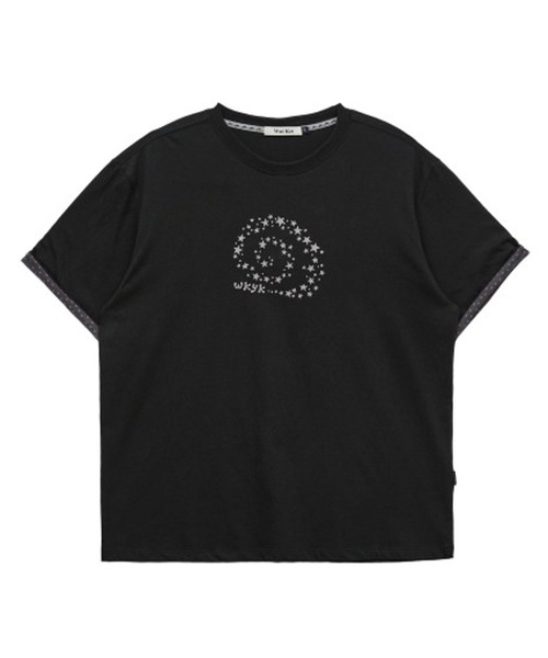 WaiKei(ワイケイ)の「【UNISEX】Wai Kei/スターレイヤードロールアップTシャツ(Tシャツ/カットソー・レディース・グレー/ブラック/ホワイト・MEDIUM/SMALL)」の17枚目の写真
