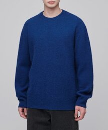 シェギドッグクルーネックニット[ブルー]