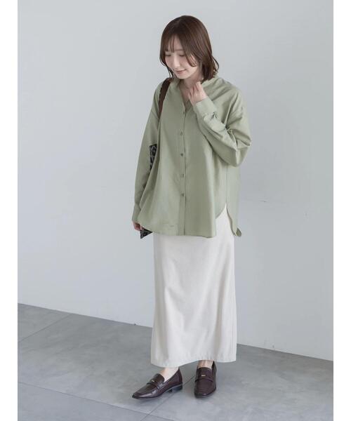 Te chichi(テチチ)の「コーデュロイナロースカート(スカート・レディース・オリーブ/ベージュ/ブラック・F)」の18枚目の写真